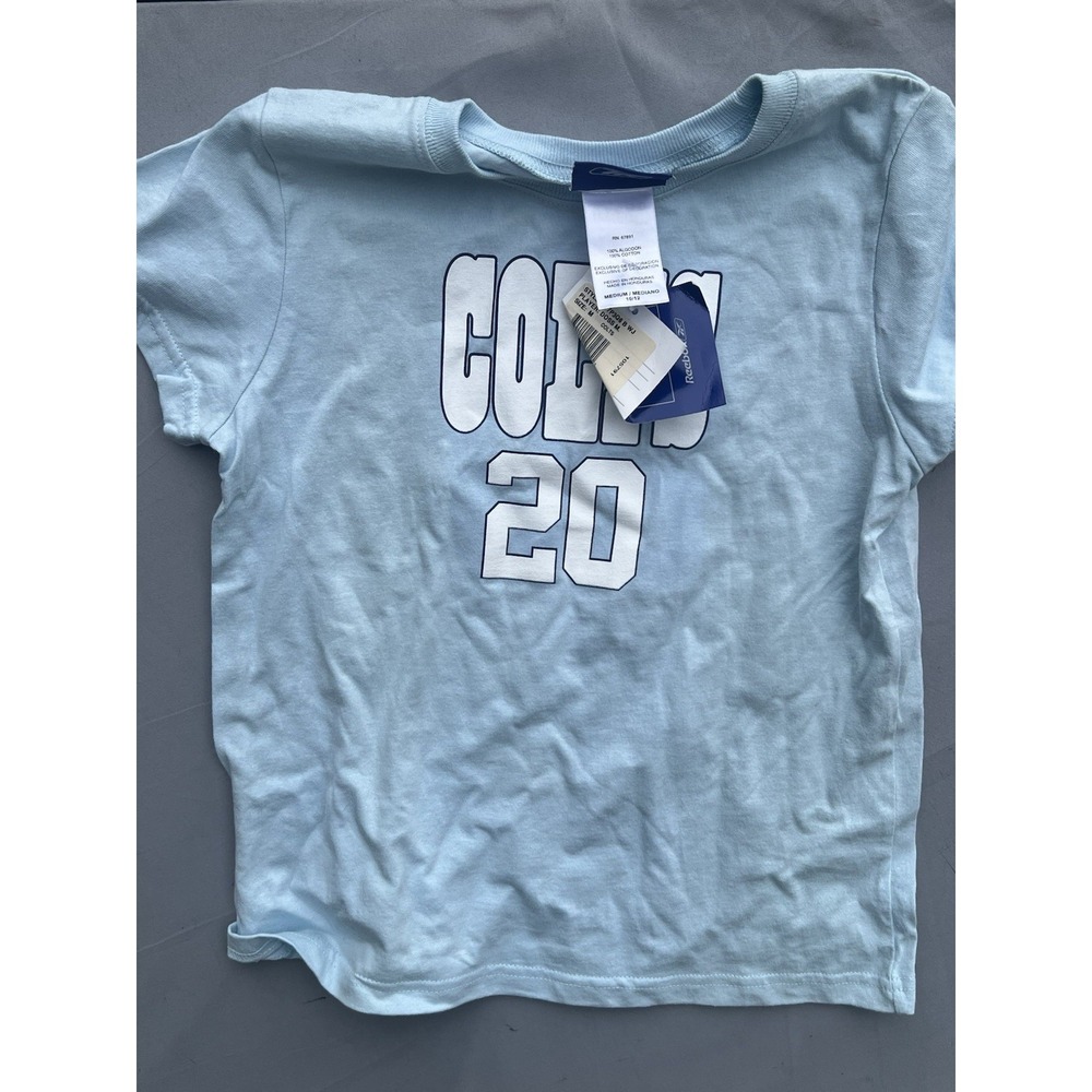 NWT NFL Indianapolis Colts Doss Shirt #20 Sz med 10/12 Kids